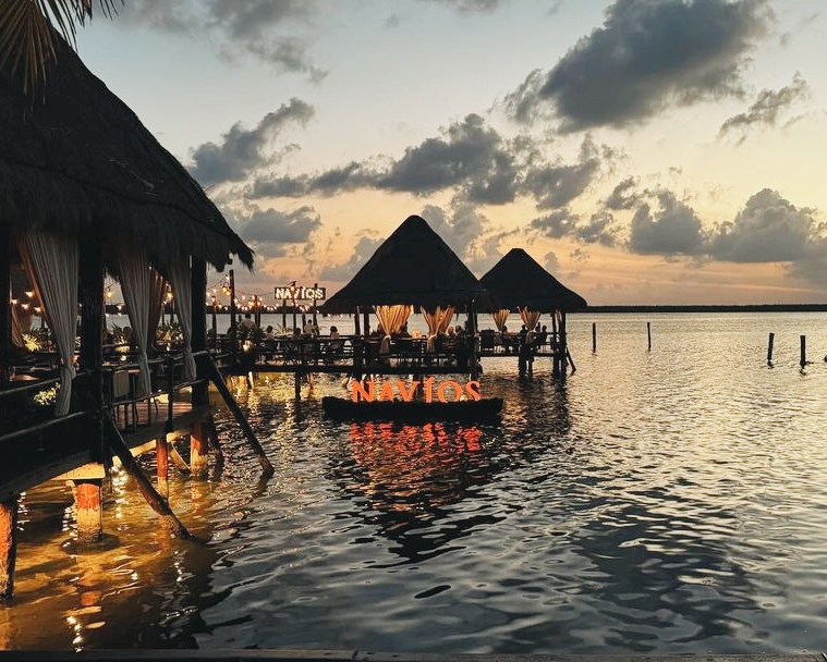 Navios Cancun on the water