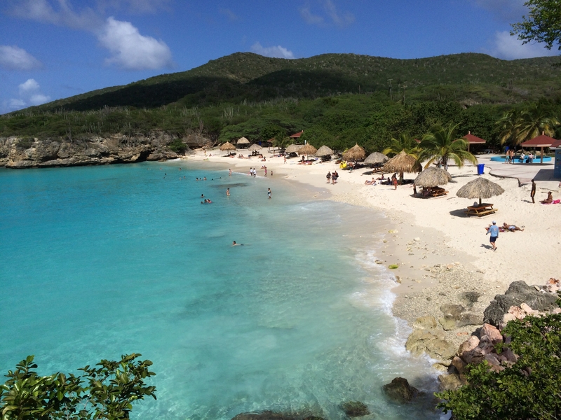 Grote Knip Beach in West Punt Area, Curacao.