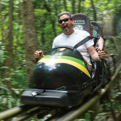 Bobsled Through a Rainforest in Jamaica
