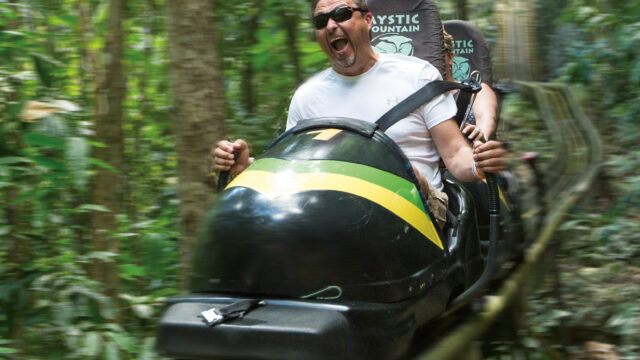 Bobsled Through a Rainforest in Jamaica
