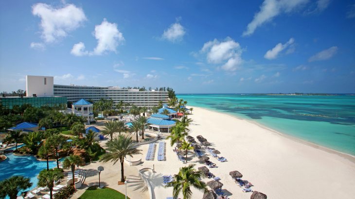 nassau-beach-bahamas-aerial-view