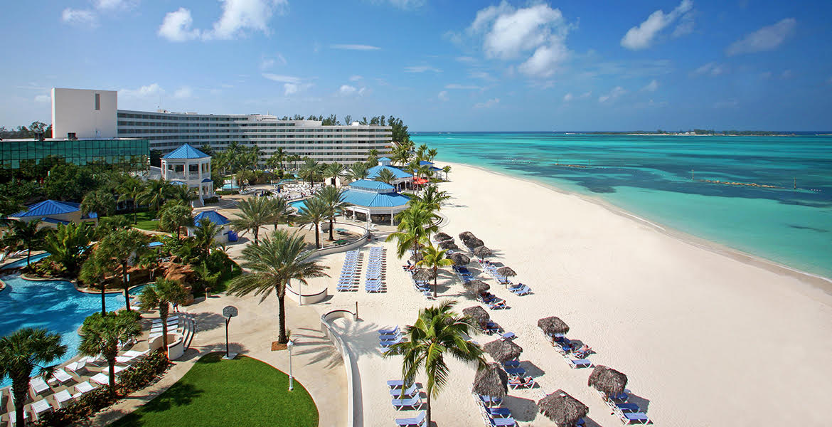 cable-beach-melia-nassau-aerial-view