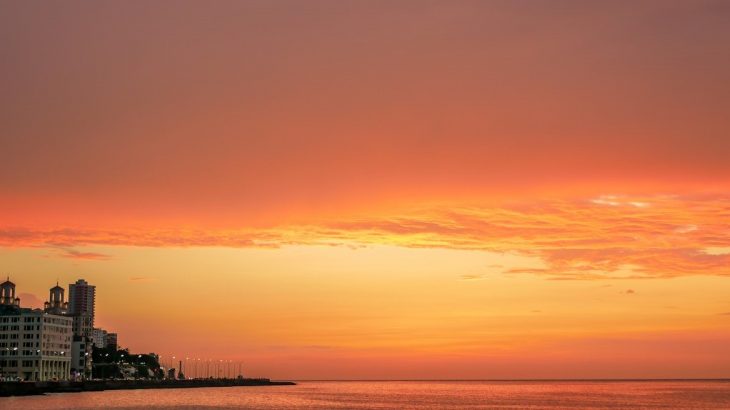 orange-sunset-havana-cuba