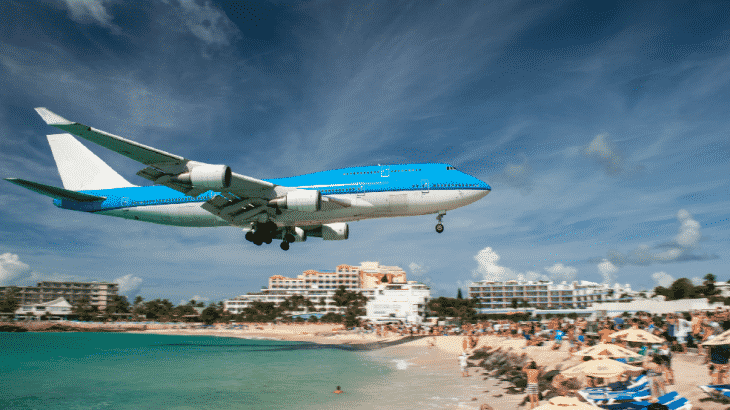 plane-overhead-maho-bay-beach