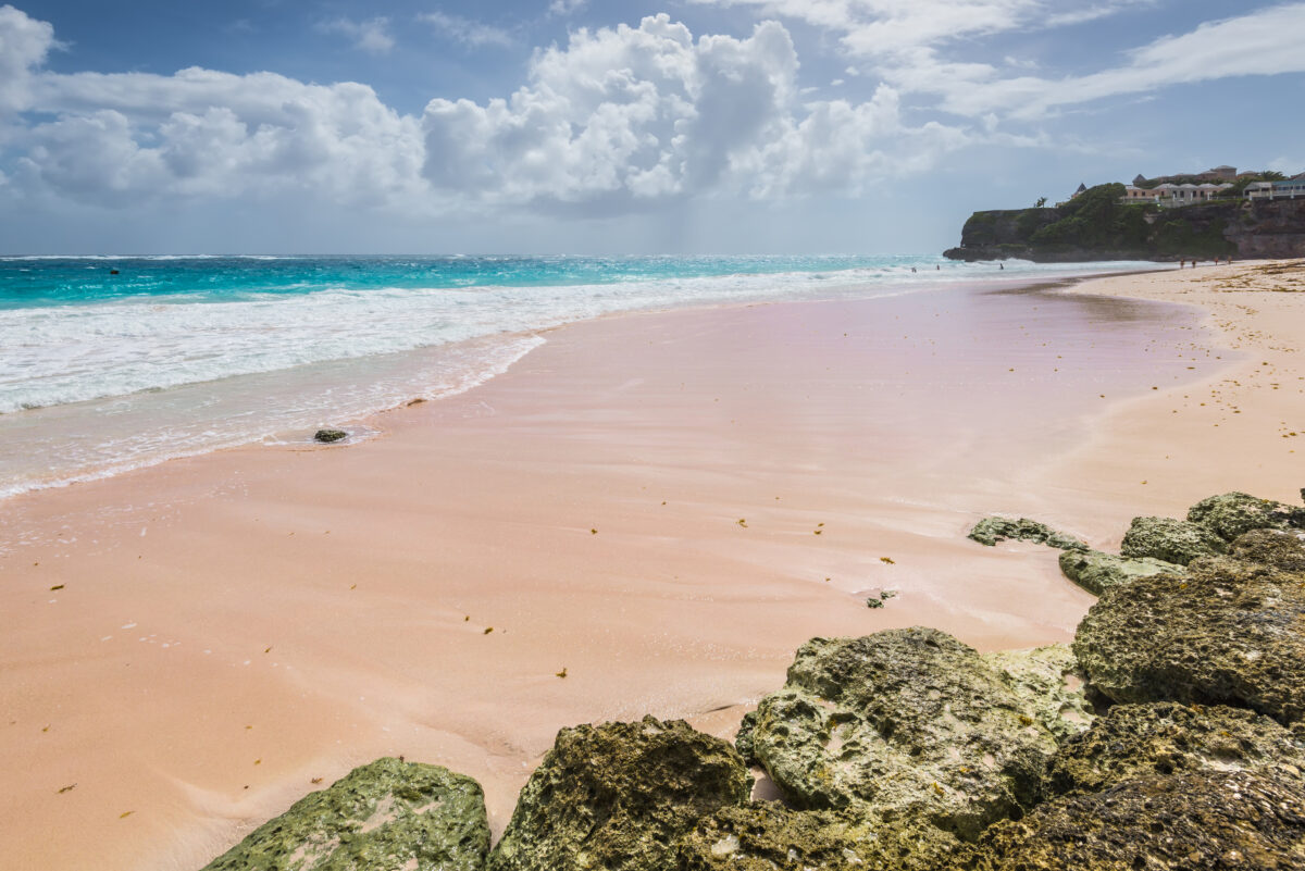 Tropical beach on the Caribbean island Crane beach, Barbados