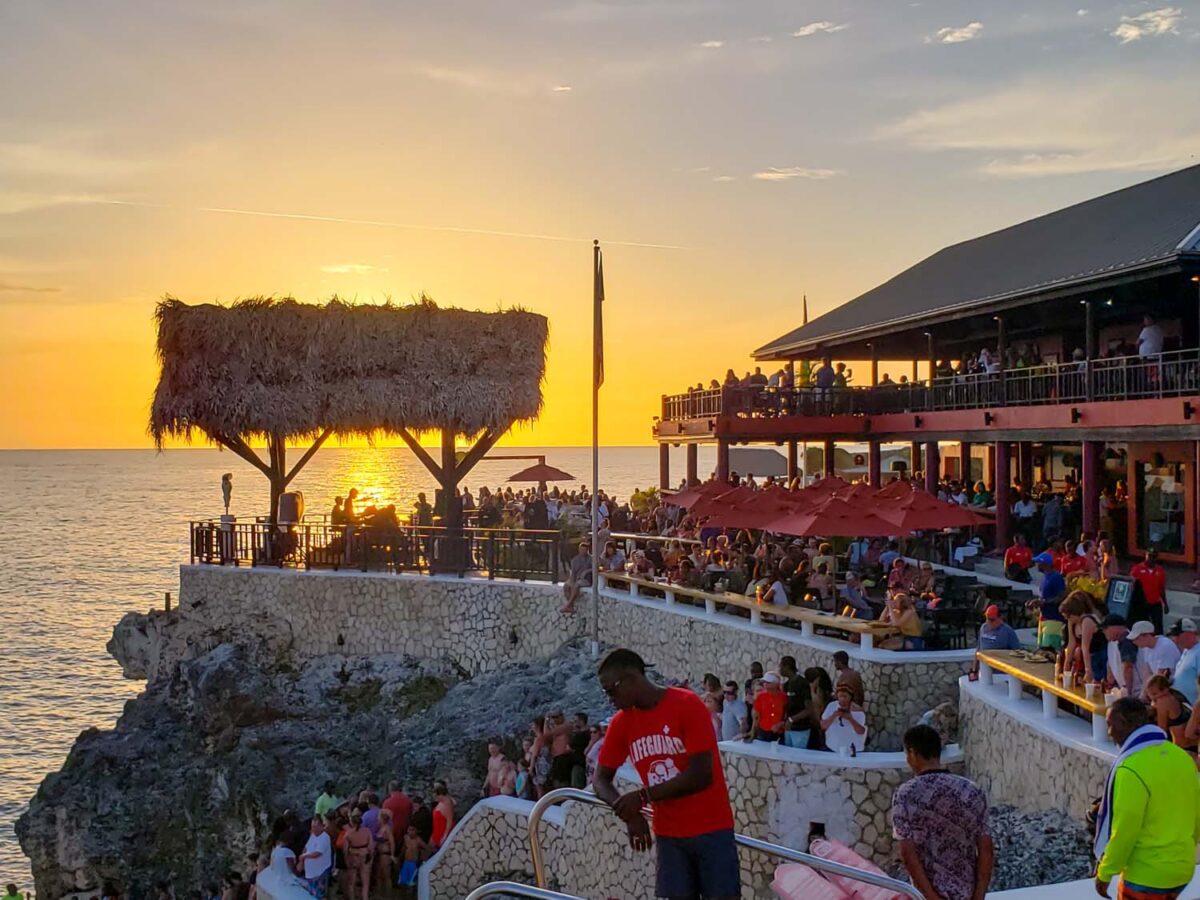 Rick's Cafe, Jamaica at sunset