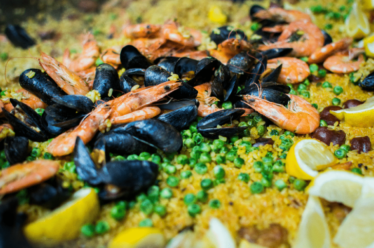 delicious-seafood-peas-rice
