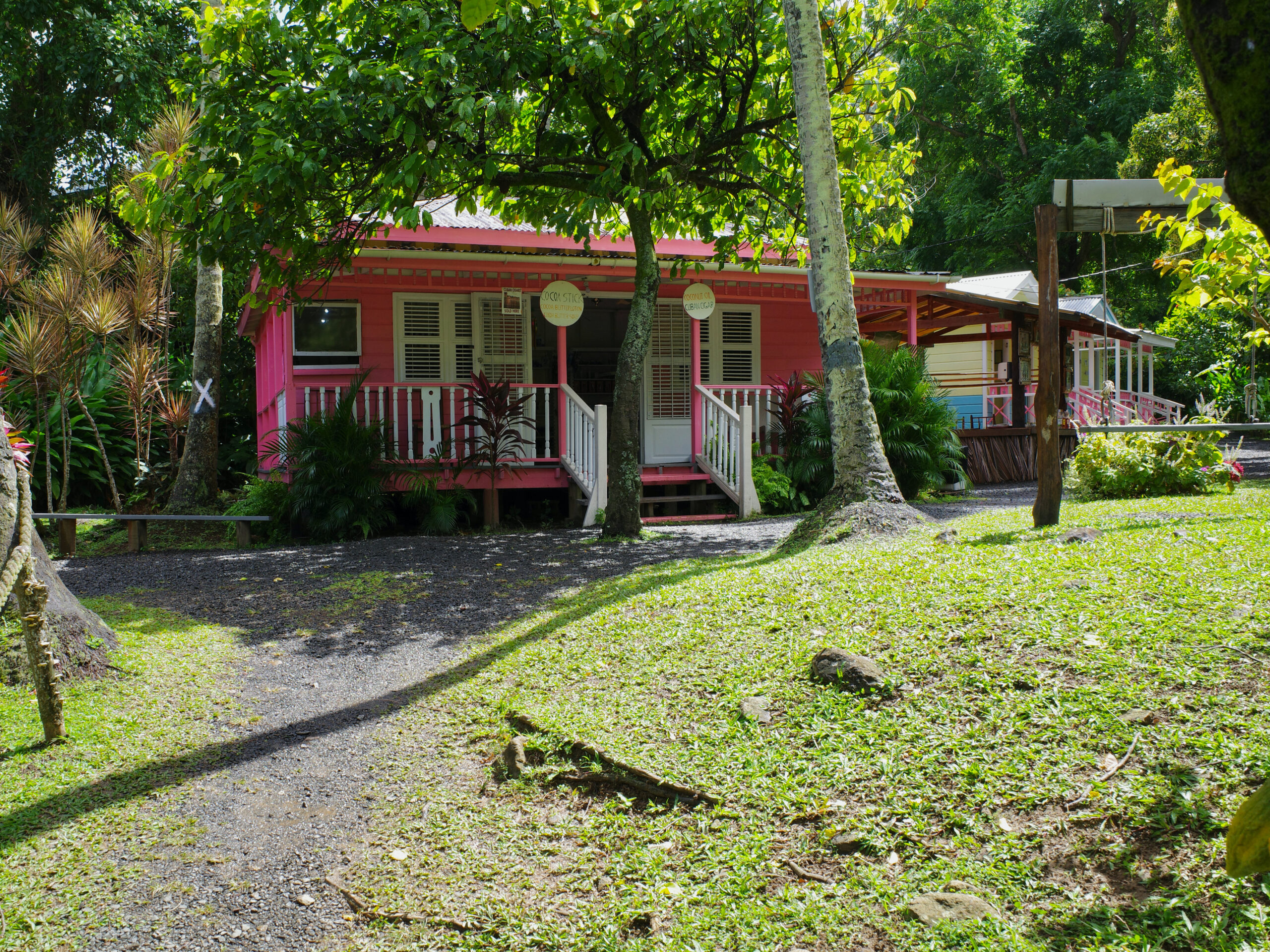 Morne Coubaril Historical Adventure Park Souvenir and Gift Shop on Saint Lucia.