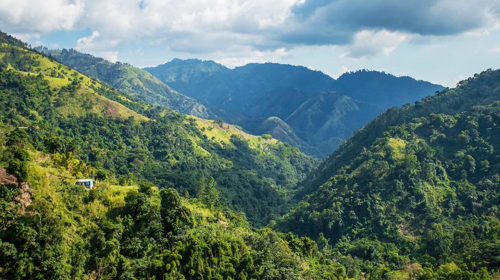 Blue mountains of Jamaica