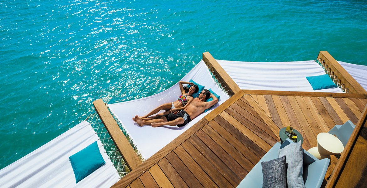 overwater-bungalow-hammock