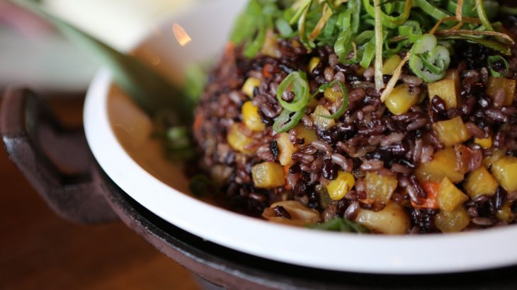 close-up-bowl-rice-beans