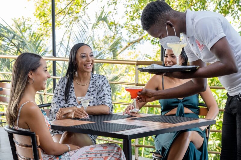 Ladies lunch at the Geejam Hotel Bushbar.