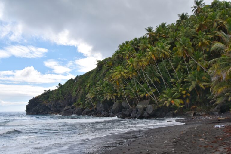 Beach on the Black Point National Park, St. Vincent and the Grenadines.