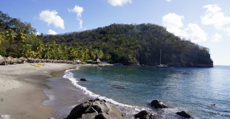 Anse Chastanet beach, Soufriere, Saint Lucia.