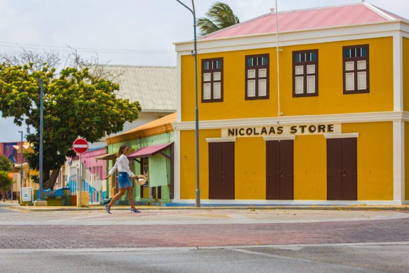 Exterior San Nicolas Community Museum Aruba.