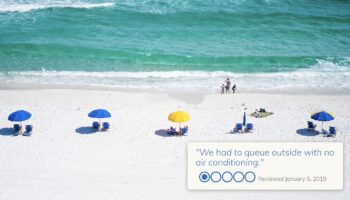 beach-turquoise-water-colored-umbrellas-review-imposed-over-image