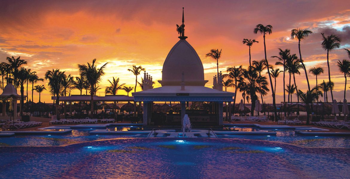 resort-pool-sunset