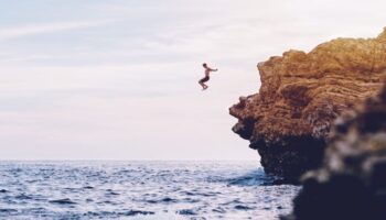 water-jump-coast-blue-swim