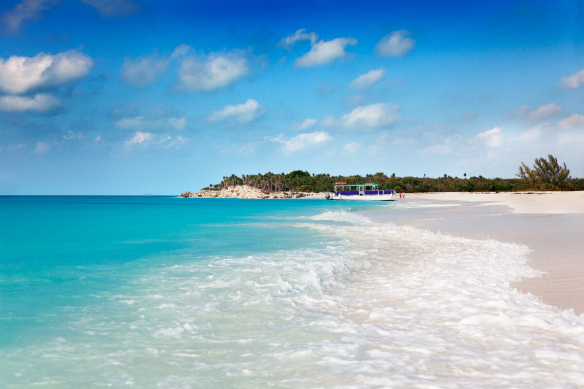 Beautiful Half Moon Bay, Turks & Caicos Island.