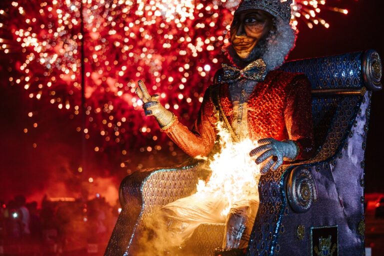The Burning of King Momo
