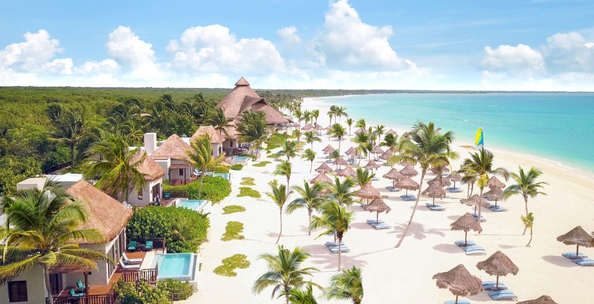 aerial-view-white-sand-beach-green-palm-trees