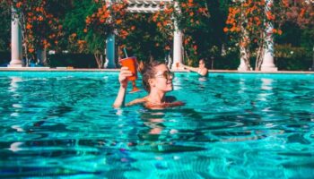 water-pool-blue-girl-drink