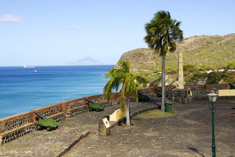 Former Fort Oranje in Sint Eustatius