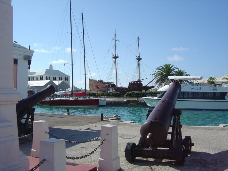 Historic St. George's, Bermuda, overlooking the harbor