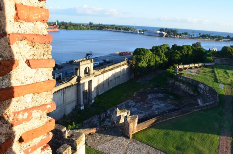 Ocean view from Fortaleza in Santo Domingo, DR