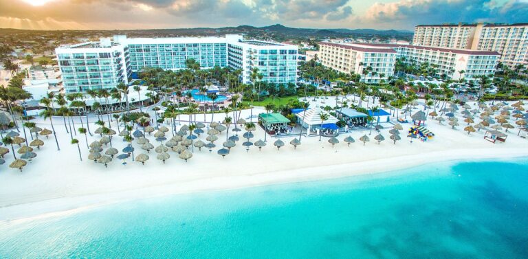aerial-view-Aruba-Marriott-Resort-Stellaris-Casino