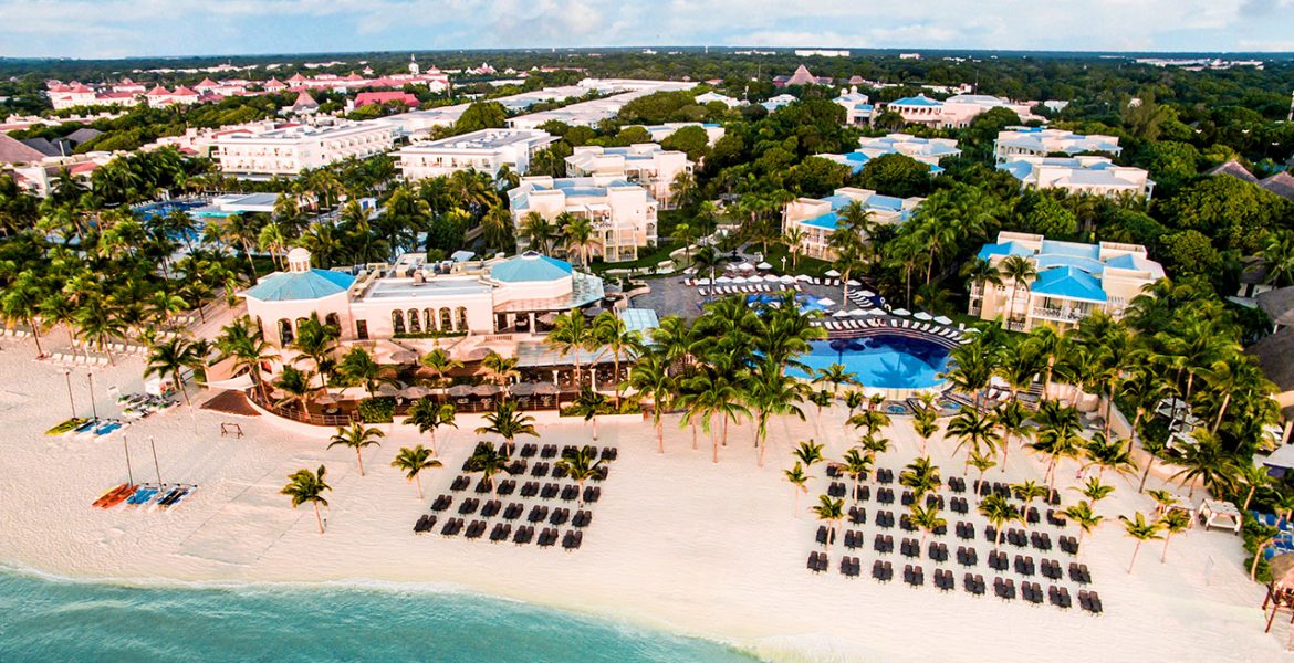 aerial-view-occidental-royal-hideaway-playacar-beach-resort