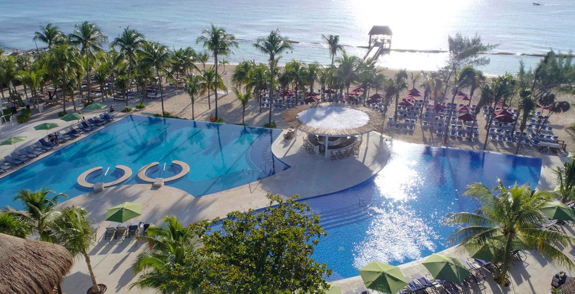 aerial-view-pool-The-Fives-Azul-Beach-Resort-by-Karisma-playa-del-carmen-mexico