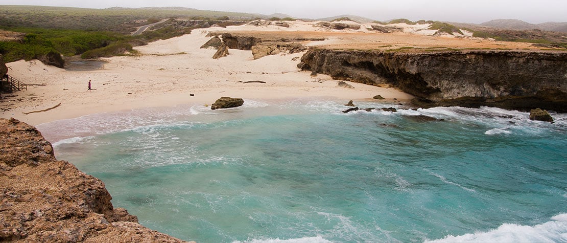 Deserted Bay in Arikok National Park Aruba