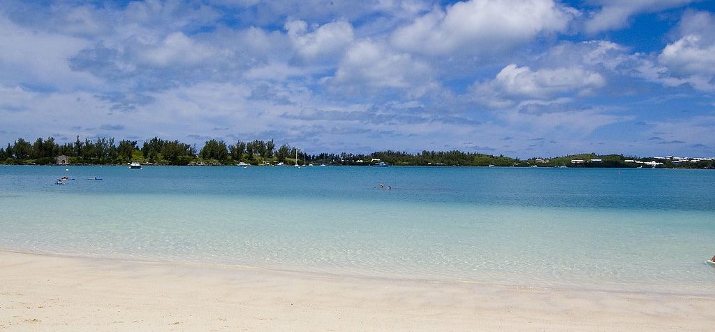 Grotto Bay Beach Resort beachside in Bermuda.