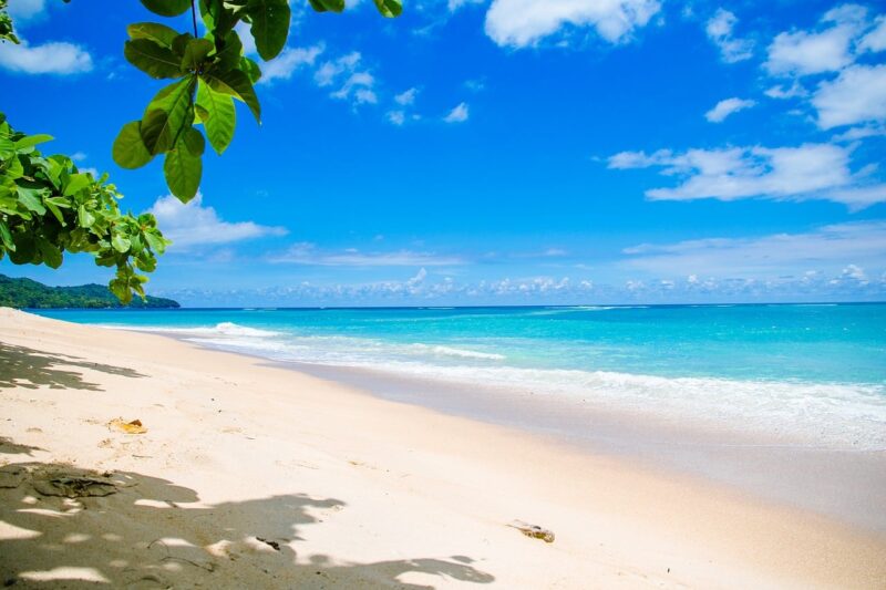 white-sand-beach-blue-skies
