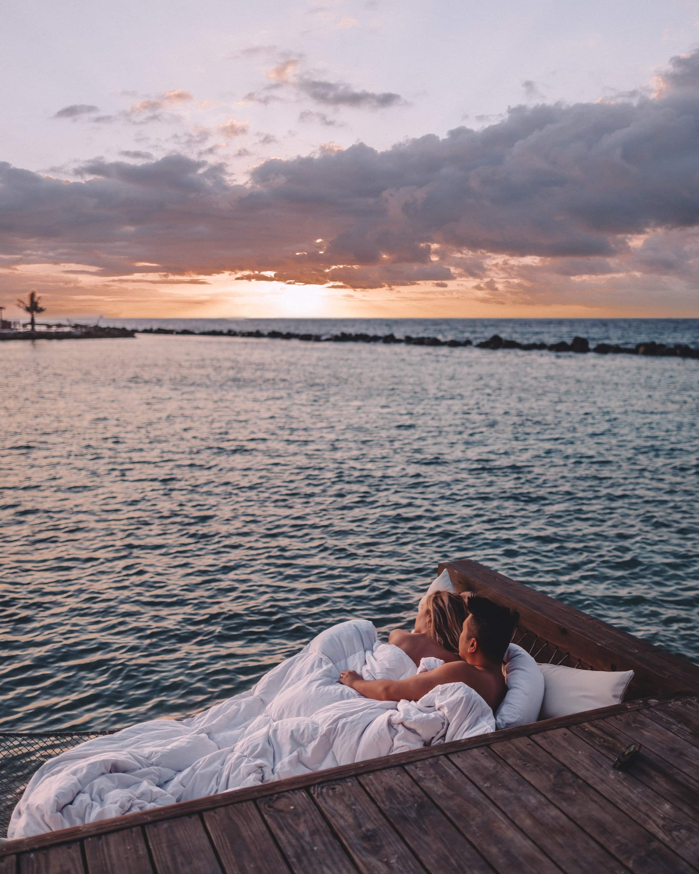 Romantic Sea At Night