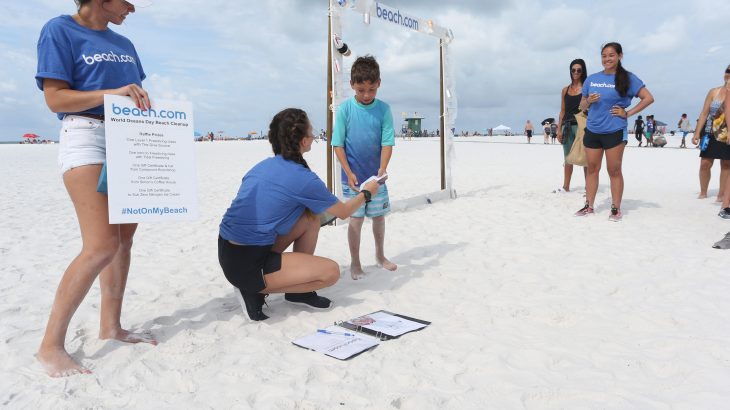 beach.com world oceans day beach cleanup event