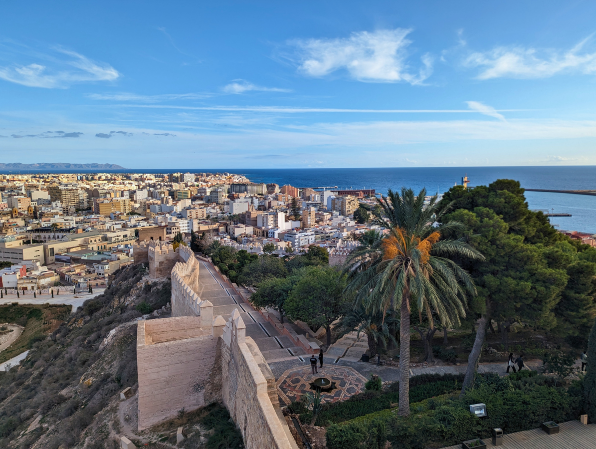 Coastal city of Almeria