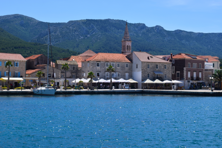 Coastal town of Jelsa
