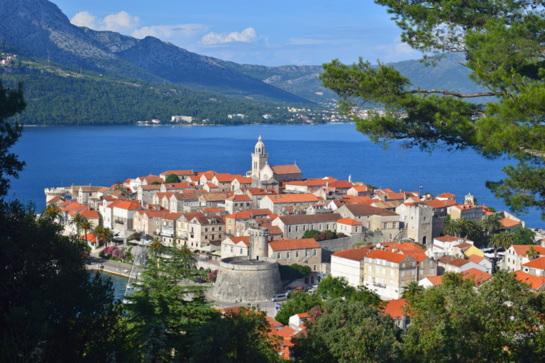 Seaside town of Korcula