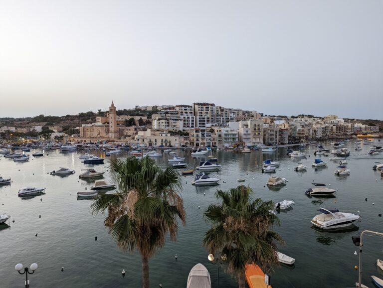 Marsaskala beach in Malta