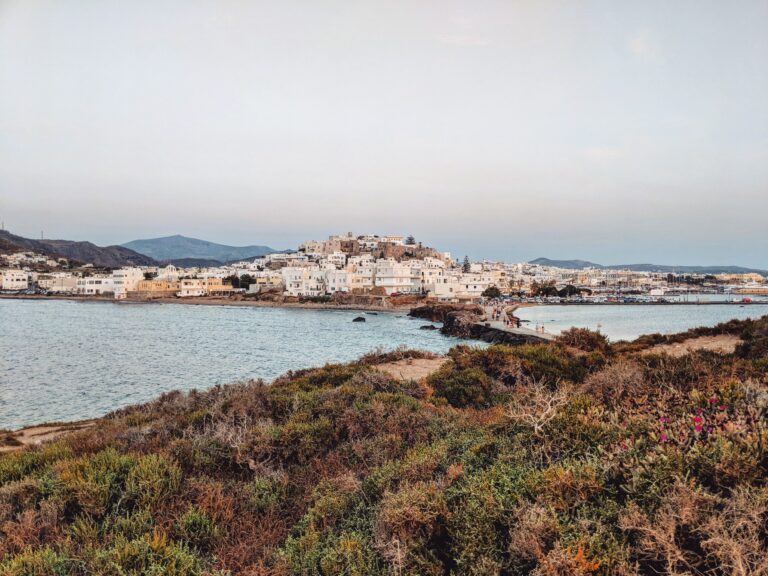 Coastal town of Naxos
