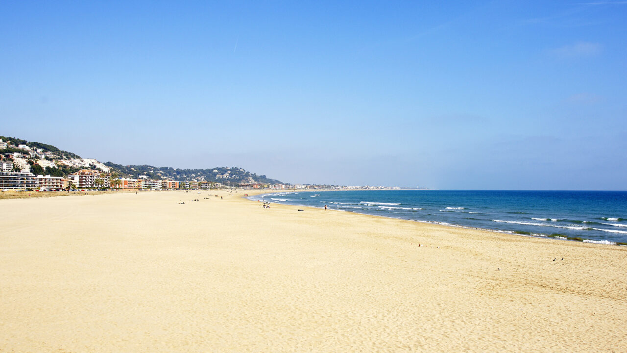 Castelldefels beach in winter, Barcelona