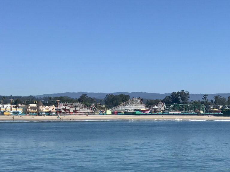 Santa Cruz Beach Boardwalk from the Pier