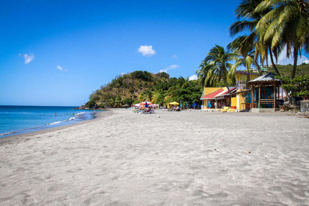 people swimming at Mero Beach, Dominica