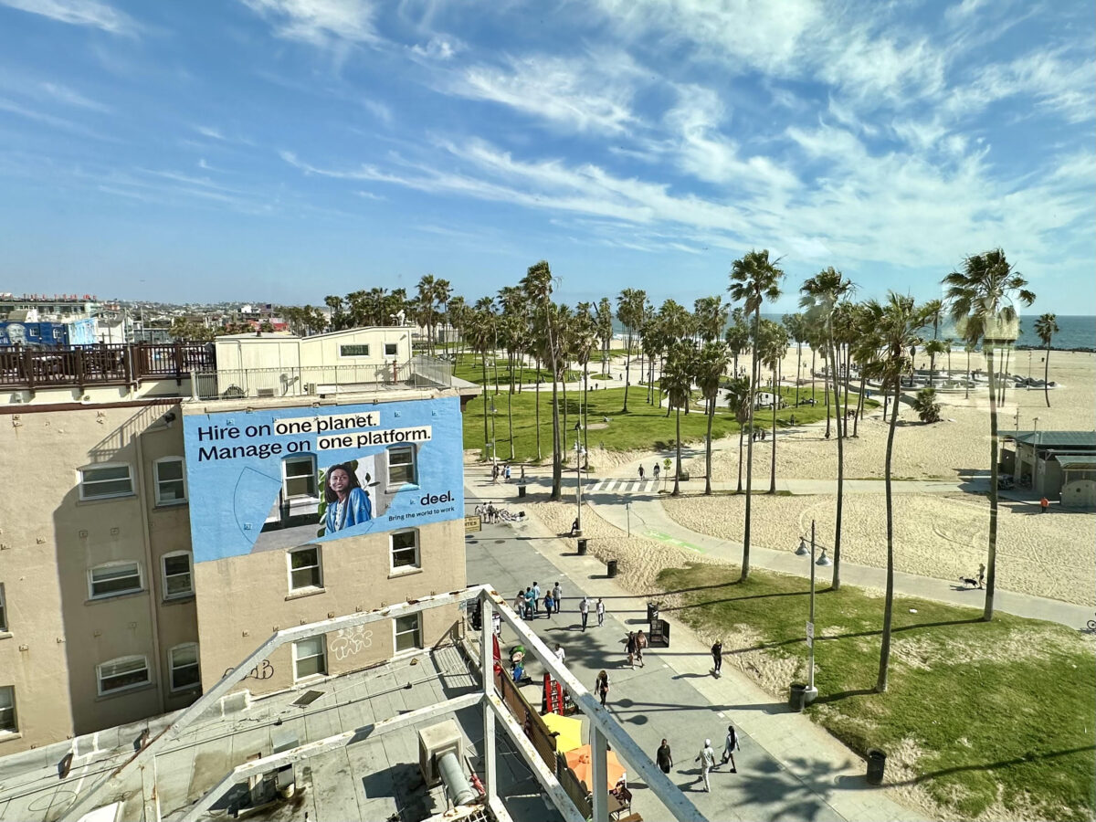 Overlooking Venice from the Venice V Hotel.