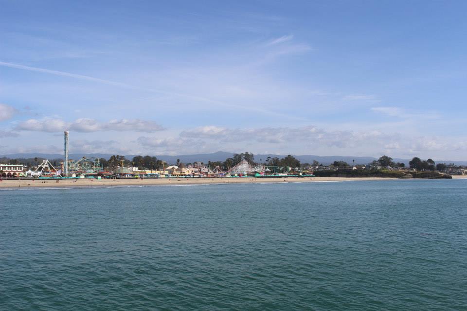 Santa Cruz Boardwalk from the pier