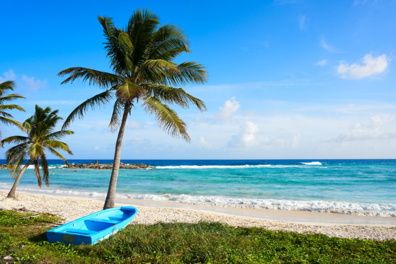 Chen Rio beach Cozumel island in Riviera Maya of Mayan Mexico