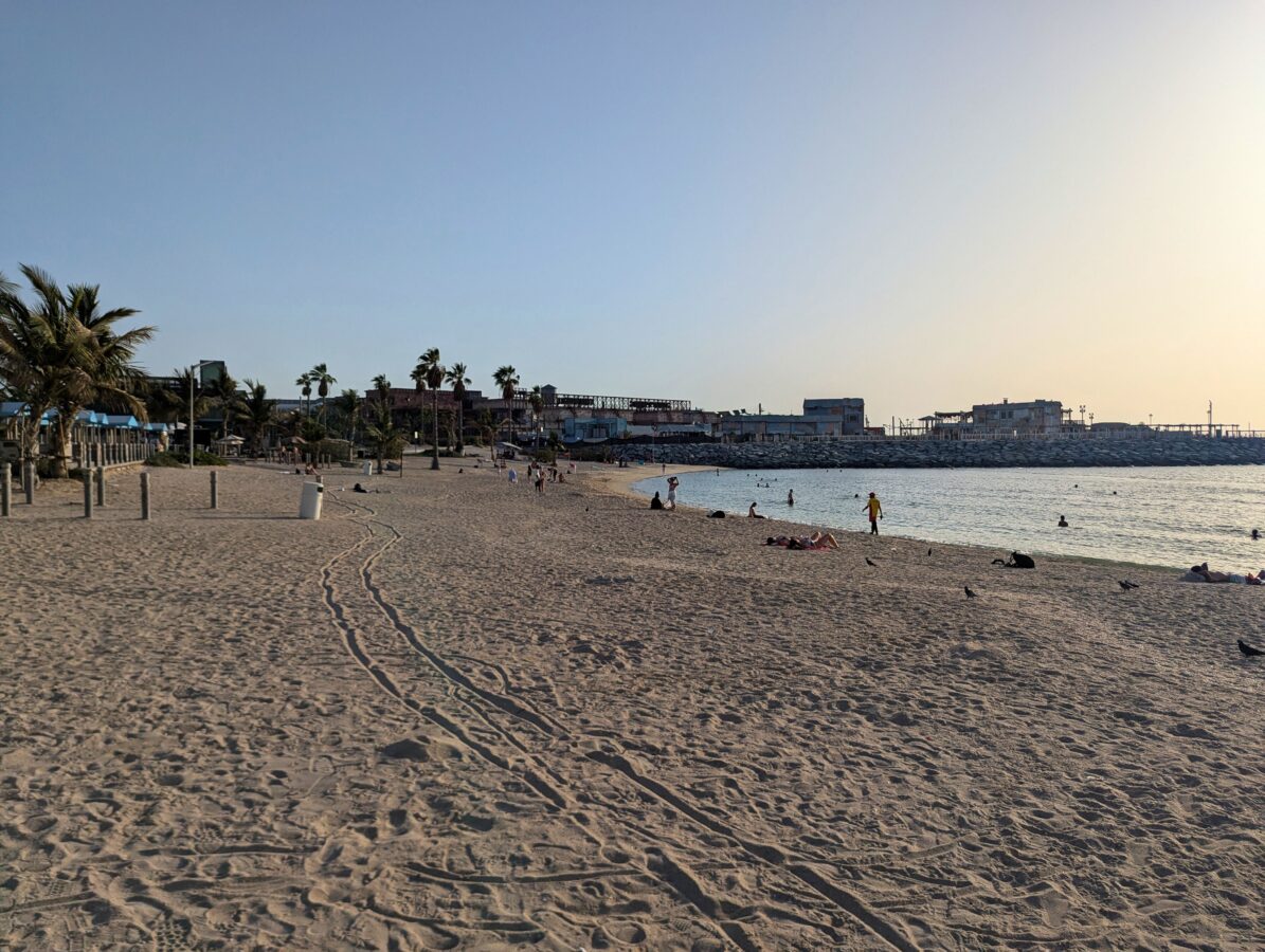 La Mer beach in Dubai.