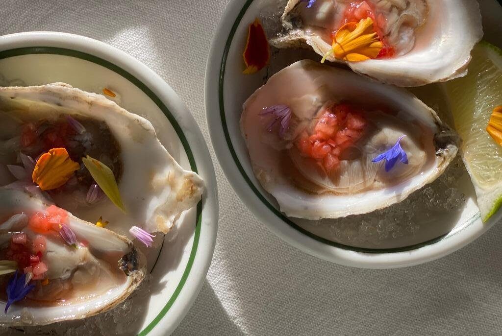 Oysters at Nina June Restaurant.